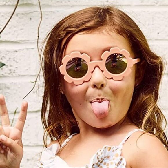 NWT Stylish Children’s Round Retro Sunglasses Toddler Sunnies - Picture 9 of 9